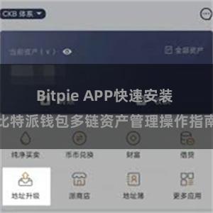 Bitpie APP快速安装 比特派钱包多链资产管理操作指南