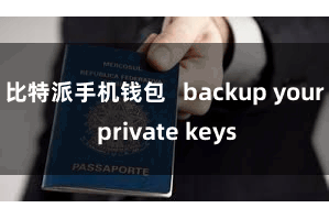 比特派手机钱包   backup your private keys